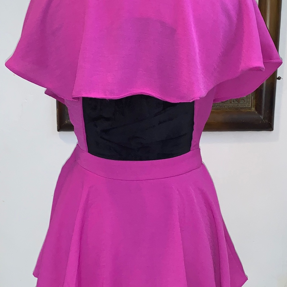 Vibrant pink romper